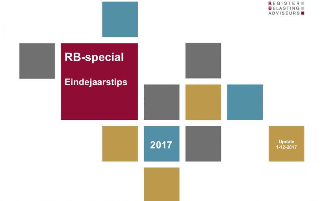 Eindejaarstips 2017