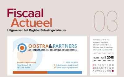 Fiscaal Actueel nr 3 – 2018