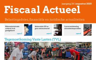 Fiscaal Actueel Augustus 2020